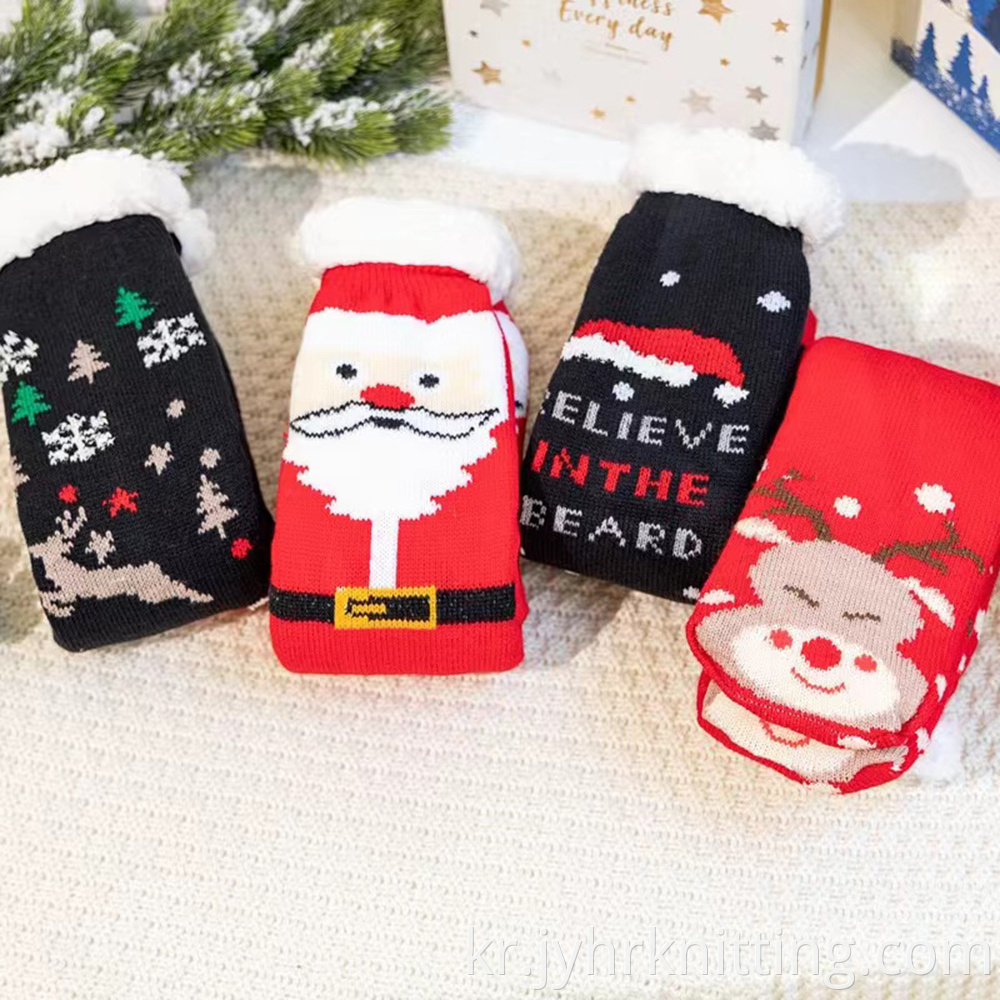 Women Christmas Slipper Socks